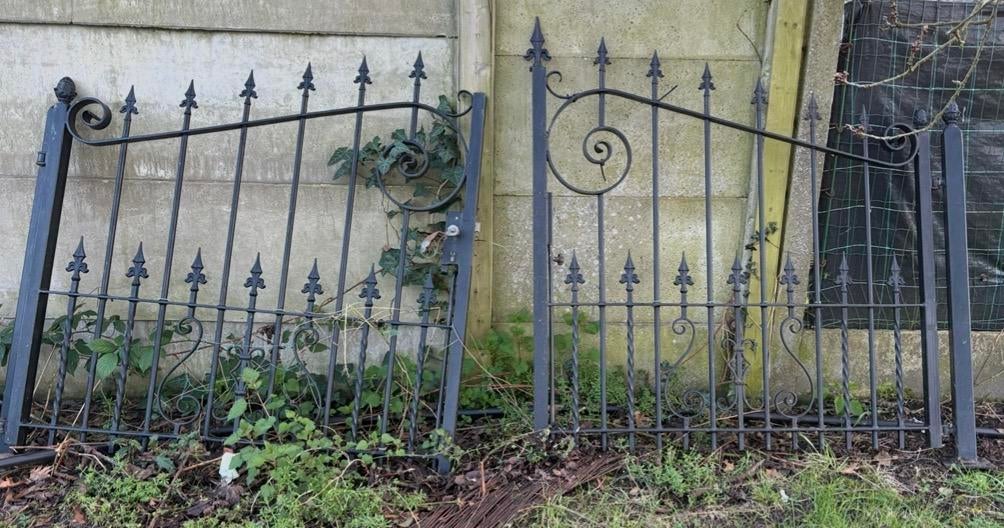 ijzeren poort, Ophalen, Gebruikt, IJzer