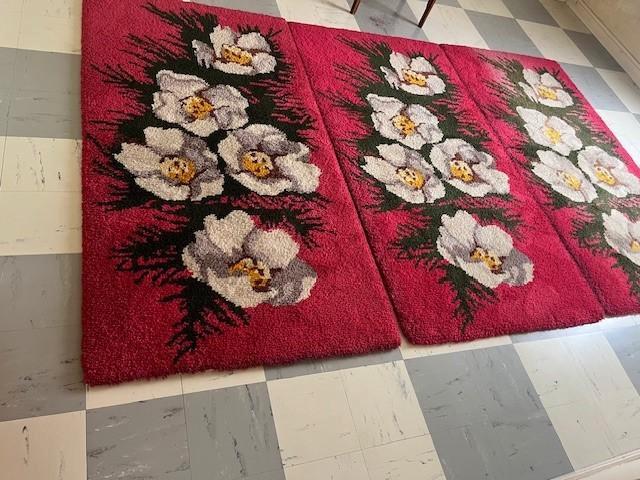 TAPIS, Maison & Meubles, Ameublement | Tapis & Moquettes, Comme neuf, Rectangulaire, Rouge, Enlèvement