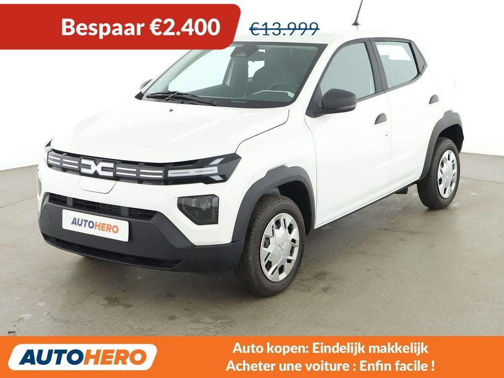 Dacia Spring electric drive 33 kW Essential (bj 2025), 4 zetels, Stof, Zwart, 1045 kg