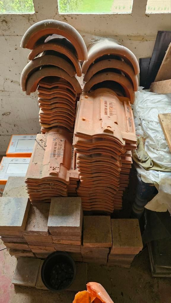 Gratis Pottelberg pannen, Doe-het-zelf en Bouw, Ophalen, Dakpannen