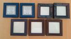 Te koop zeven kleine nieuwe fotolijstjes (met houten rand)., Enlèvement ou Envoi, Neuf