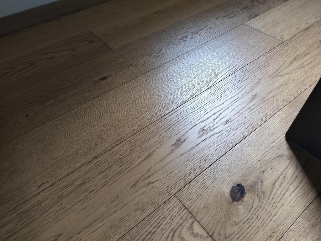 Parquet Oak rustic (+ - 8m2 à 50€), Bricolage & Construction, Bois & Planches, Enlèvement