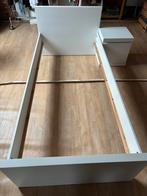 Cadre de Lit blanc 1 personne, 100 cm, Une personne, Enlèvement, Utilisé