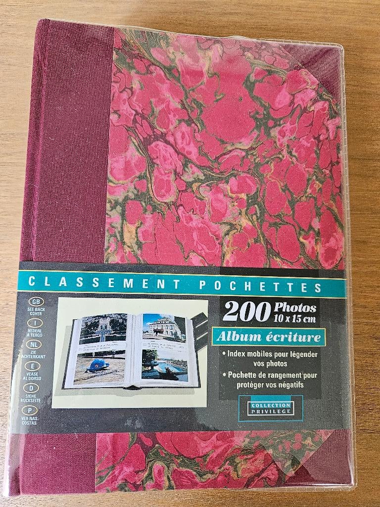 Fotoalbum, Ophalen, Nieuw