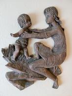 WANDDECORATIE MOEDER KIND ZON, Ophalen, Zo goed als nieuw