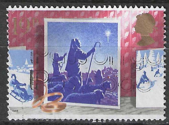 Groot-Brittannie 1988 - Yvert 1359 - Kerstmis   (ST), Postzegels en Munten, Postzegels | Europa | UK, Gestempeld, Verzenden
