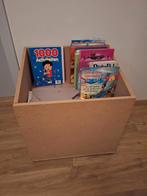 Boekenbak op wielen, Ophalen