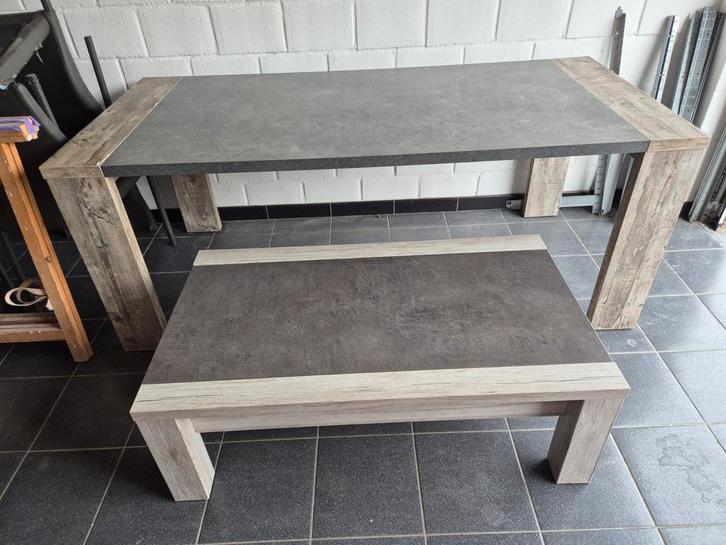 Eettafel+salontafel, Huis en Inrichting, Tafels | Eettafels, Ophalen