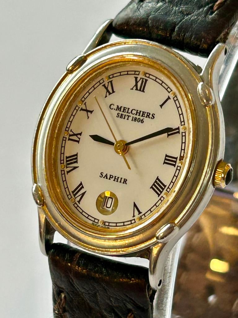 Montre vintage C.Melchers pour femme Fabrication allemande, Montre-bracelet, Autres marques, Enlèvement ou Envoi, Comme neuf