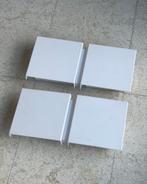 Paar witte Christophe Gevers “GE 20 FL” wandlampen, Ophalen of Verzenden, Gebruikt, Metaal