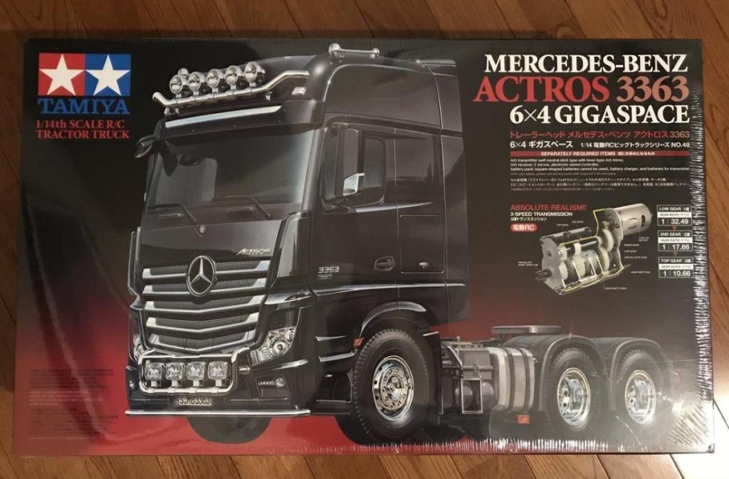 Tamiya 53248 - Actros 3363, Groter dan 1:32, Nieuw, Ophalen of Verzenden, Truck