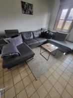 Hoekzetel antraciet grijs, Huis en Inrichting, Ophalen, Zo goed als nieuw, Stof, Modern