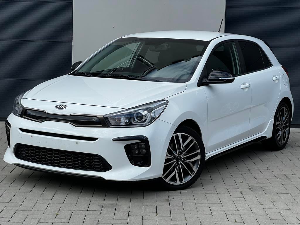 Kia rio gt line // full option // benzine // mooie staat, Voorwielaandrijving, Testrit aan huis, Navigatiesysteem, Leder en Stof