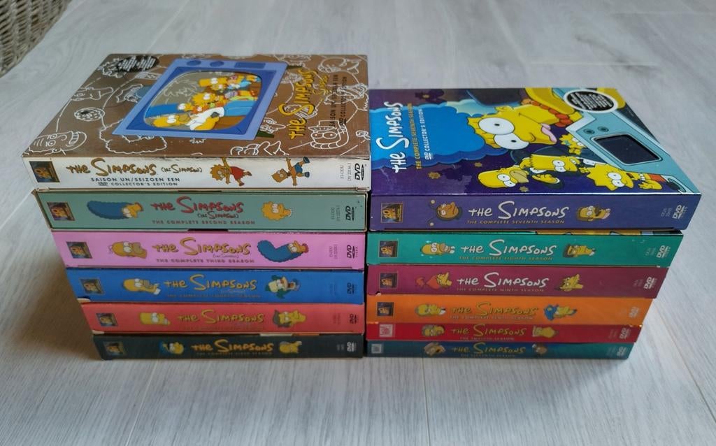 Coffret DVD Les Simpsons 1 - 12 (Très bon état), CD & DVD, Enlèvement ou Envoi