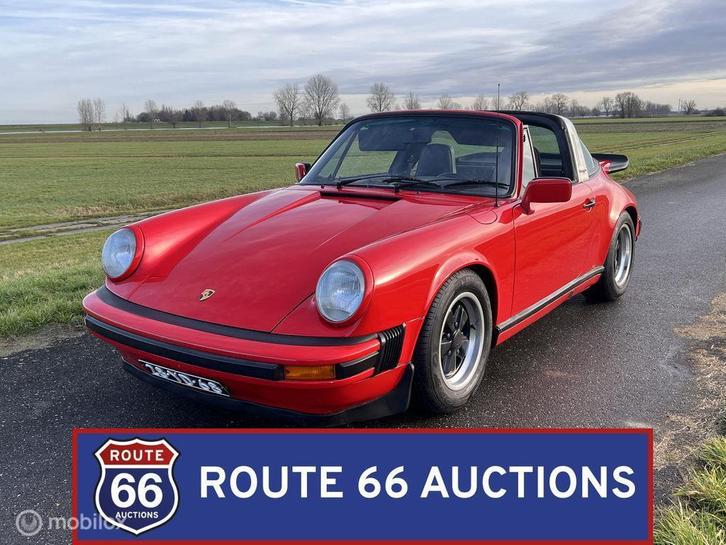 Porsche 911 Targa | 1974 | Route 66 Auctions, Auto's, Oldtimers, Bedrijf, Te koop, Porsche, Benzine, Overige carrosserie, Handgeschakeld