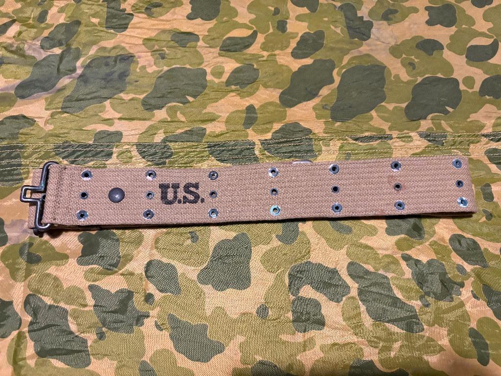 Tweede wereldoorlog US m1936 pistol belt 1942 (3), Ophalen of Verzenden, Landmacht, Overige typen