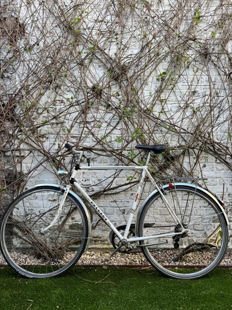 Vintage Peugeot stadsfiets – '70/'80 – volledig gerenoveerd, Vélos & Vélomoteurs, Vélos | Ancêtres & Oldtimers, 51 à 55 cm, Années 60 ou plus récent