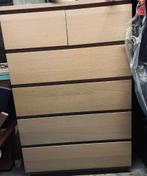 Malm Kast Ikea, licht naturel eikenkleur, Maison & Meubles, Armoires | Commodes, 5 tiroirs ou plus, Enlèvement, Utilisé