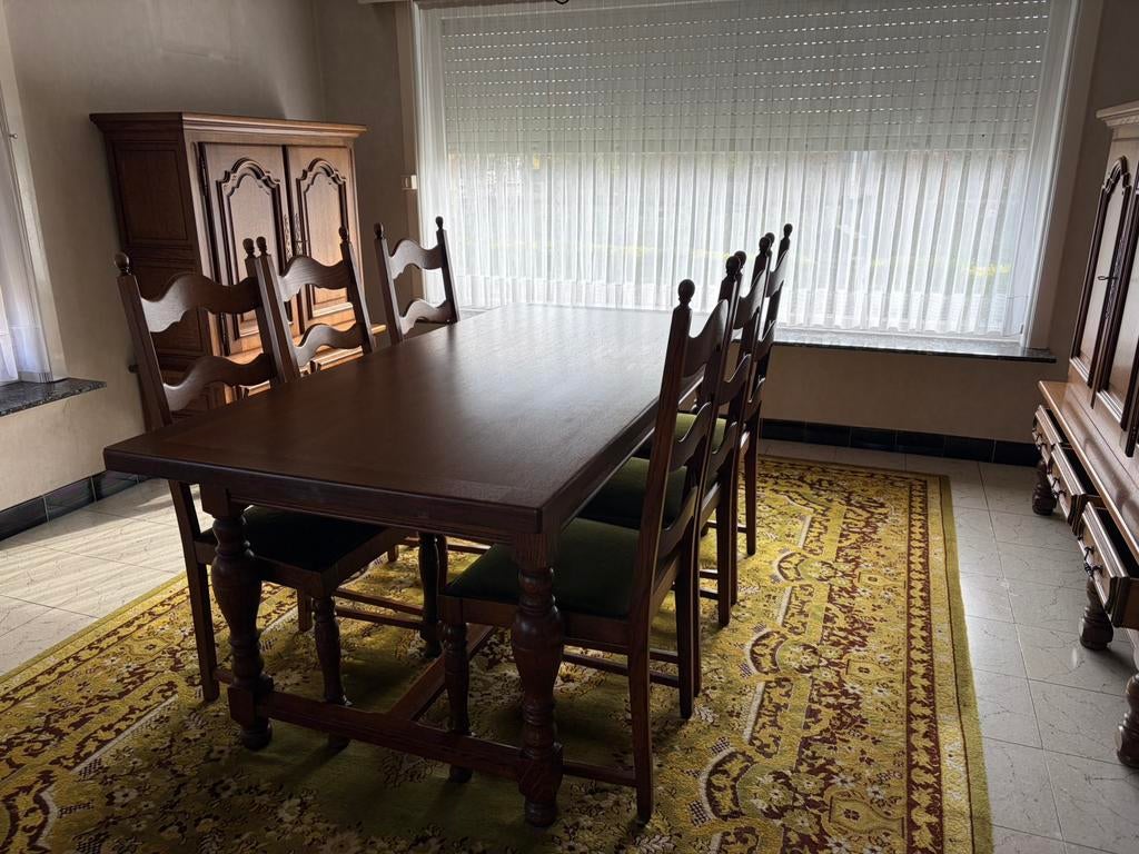 Eetplaats in eik, Huis en Inrichting, Ophalen, Gebruikt, Eikenhout