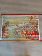 Schoolplaat Slag der Gulden Sporen, Antiek en Kunst, Ophalen