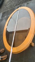 salontafel met glas, Muziek en Instrumenten, Ophalen, Gebruikt