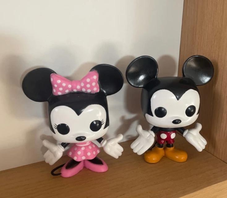 Figurine Mickey & Minnie, Envoi, Mickey Mouse, Comme neuf, Statue ou Figurine