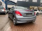 Peugeot 207cc 1.6 - BENZINE - CABRIO -AIRCO -116.000km -2011, Auto's, Stof, Zwart, Cabriolet, Blauw