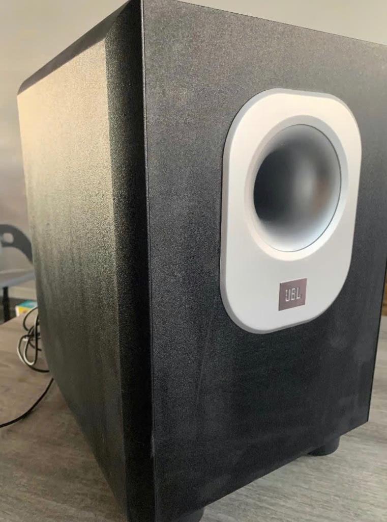 Woofer, Audio, Tv en Foto, Ophalen, Zo goed als nieuw, 120 watt of meer, Subwoofer