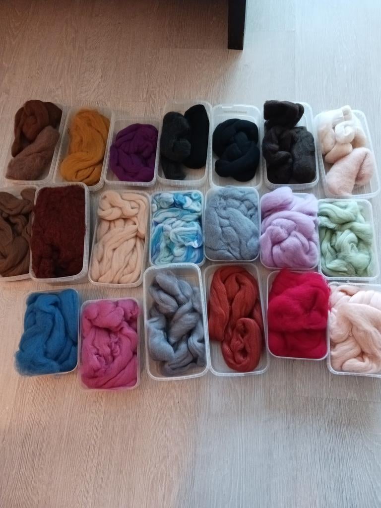 Wol om te vilten, Ophalen