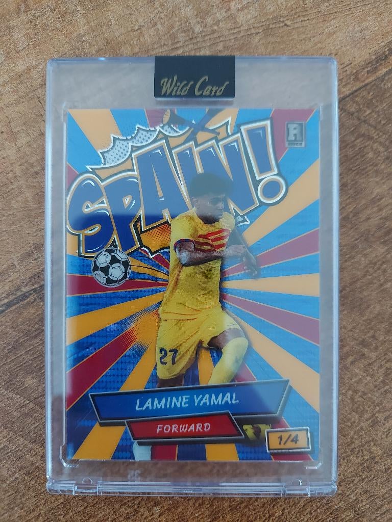 Lamine Yamal - Wild Card COMIX "SPAIN!" - 1/4, Collections, Articles de Sport & Football, Neuf, Cartes de joueur, Enlèvement ou Envoi