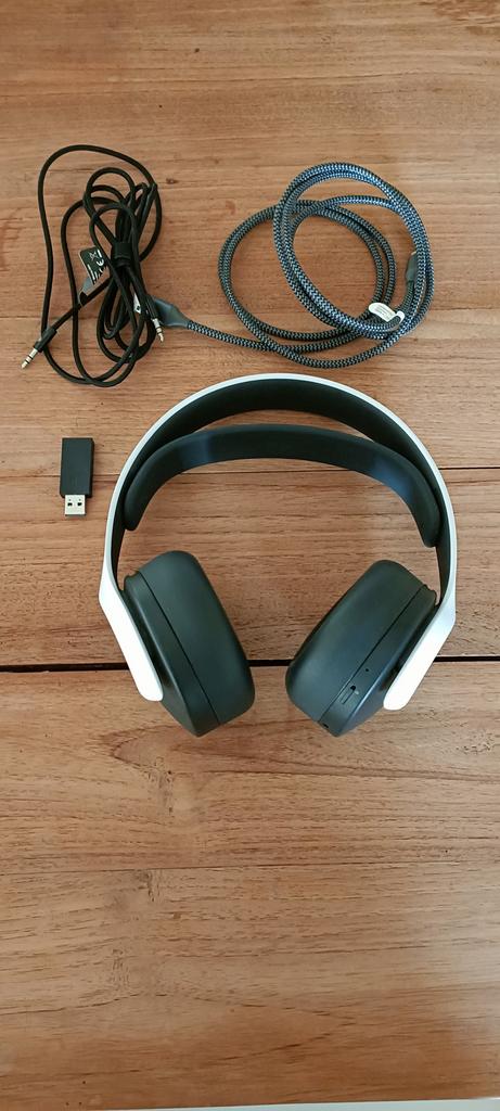 Sony Pulse 3d draadloze headset PS5 / PS4 wit, Ophalen, Zo goed als nieuw