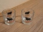 2 Spaanse shotglaasjes, Enlèvement ou Envoi, Comme neuf, Verres et Verres à shot