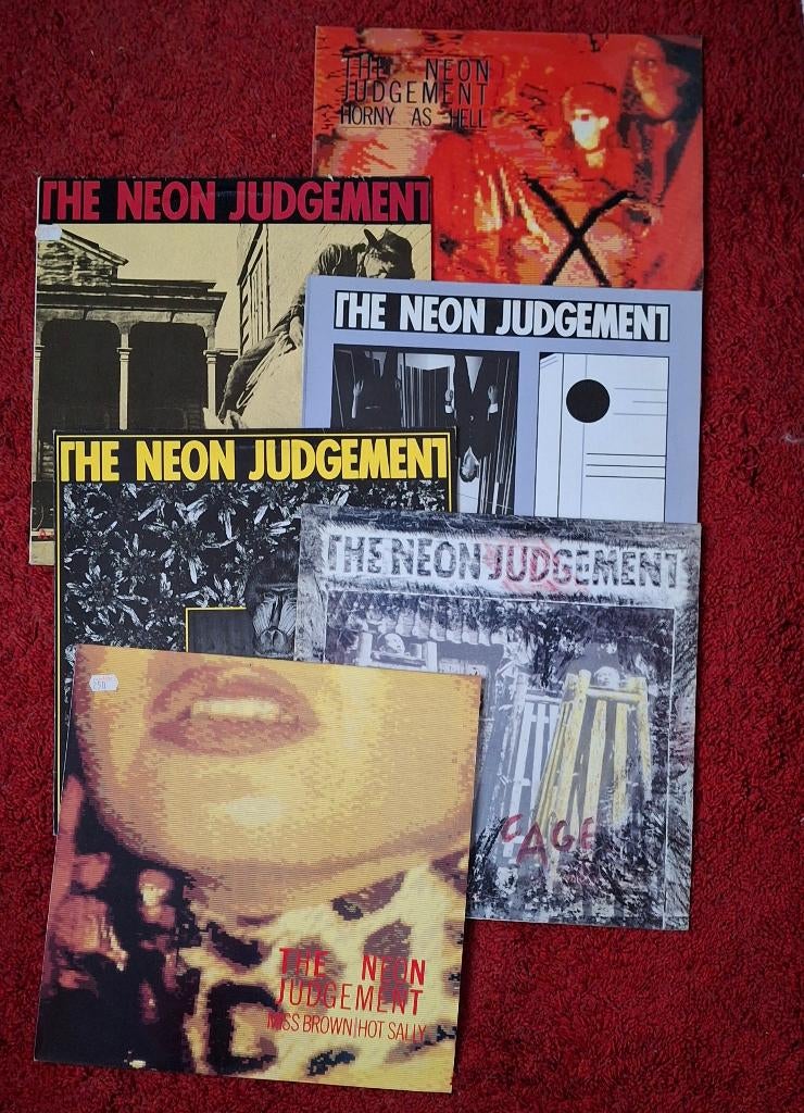 The Neon Judgement LP Maxi Singles 12" 33-toeren vinyl, Cd's en Dvd's, Vinyl | Overige Vinyl, Gebruikt, Originele persing, 1980 - 1989