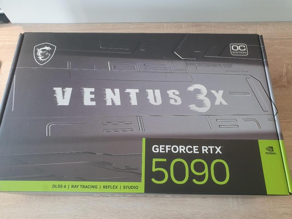 RTX 5090 MSI Ventus 32G OC, Computers en Software, Videokaarten, Zo goed als nieuw, Nvidia, PCI-Express 5.0, Overige soorten, HDMI