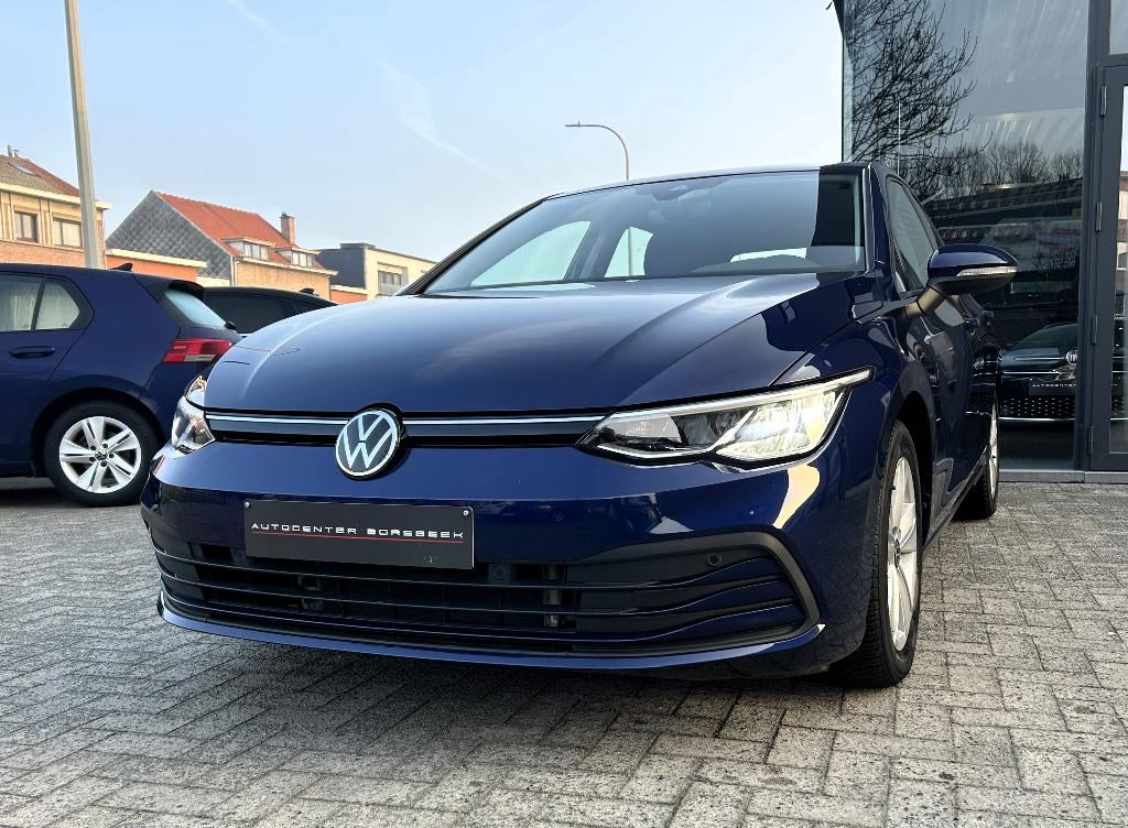 Volkswagen Golf 1.0 TSI - Carplay, Stof, Blauw, 107 g/km, Bedrijf