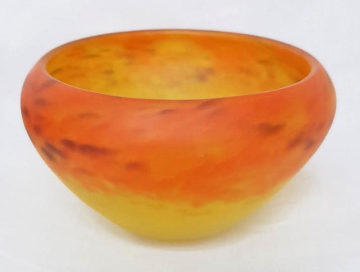 Schneider coupe bijoux art deco., Antiek en Kunst, Antiek | Glaswerk en Kristal, Ophalen of Verzenden