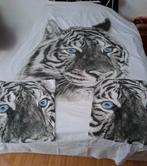 Parue de couette tigre  Blue eyes, Maison & Meubles, Enlèvement ou Envoi, Oreiller