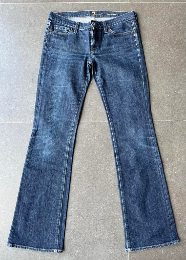 Bootcut jeans 7 for all mankind, Ophalen of Verzenden, Zo goed als nieuw, Blauw, Overige jeansmaten