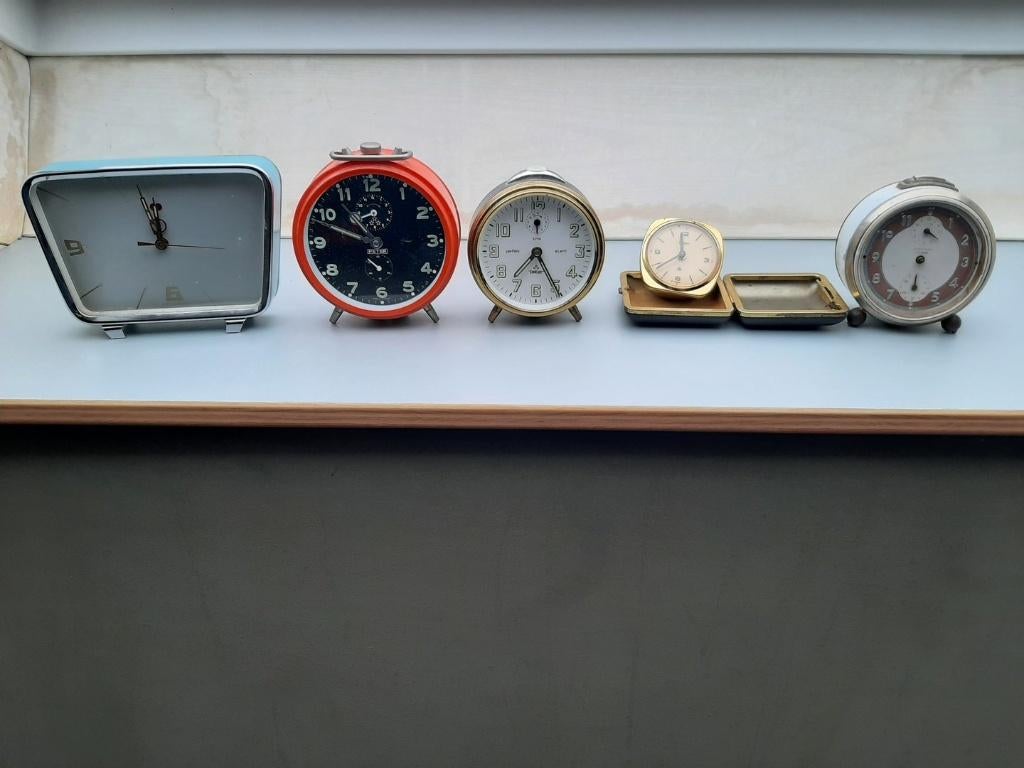 OUDE WEKKERS PETER JUNGHANS, Antiek en Kunst, Antiek | Klokken, Ophalen