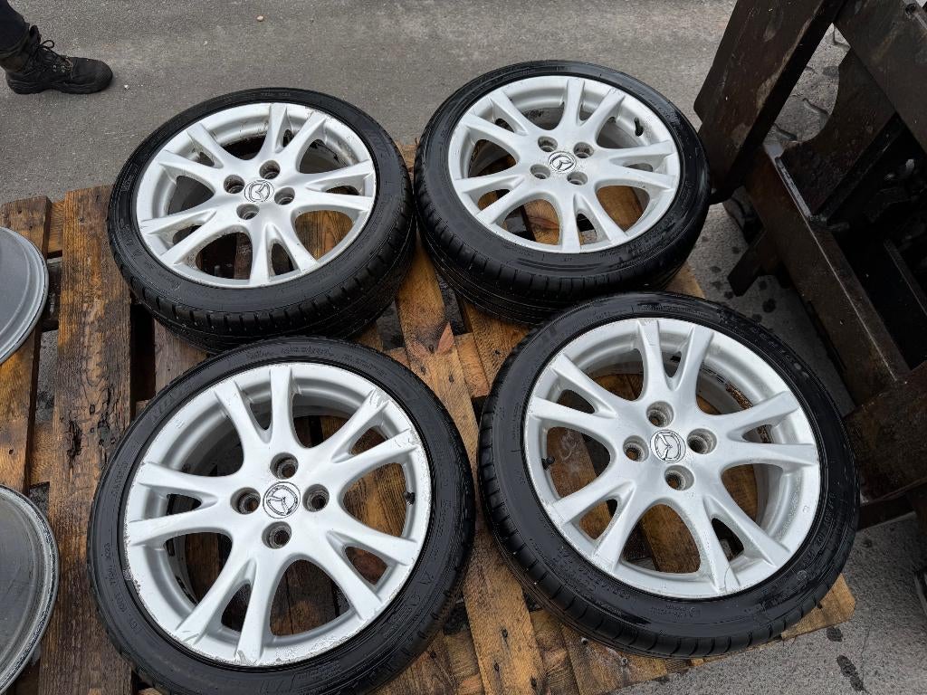 4 roues alu Mazda 2, Autos : Pièces & Accessoires, Enlèvement, Utilisé, Mazda