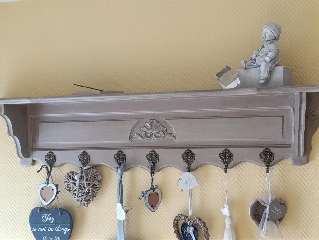 Archelle en chêne de style Louis XV avec 7 crochets, Enlèvement