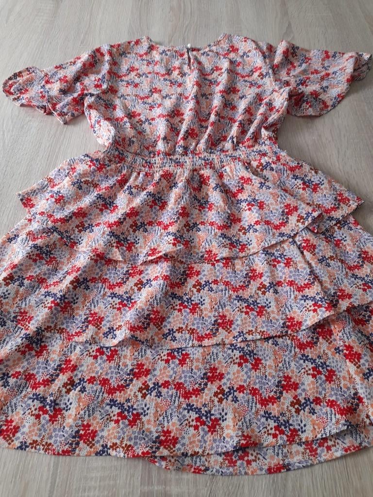 Fish & Chips 152 veelkleurige zomerjurk, Kinderen en Baby's, Kinderkleding | Maat 152, Ophalen, Fish & Chips, Meisje, Zo goed als nieuw