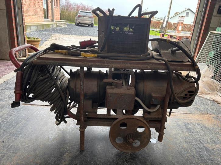 Zeer zwaar gelijkstroom lasapparaat 3x220 / 3x380V, Doe-het-zelf en Bouw, Gereedschap | Lasapparaten, Gebruikt, Elektroden, Ophalen
