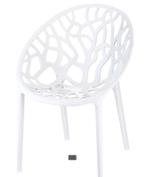 8 Exterioo stapelstoelen wit, Jardin & Terrasse, Chaises de jardin, Enlèvement, Comme neuf, Empilable