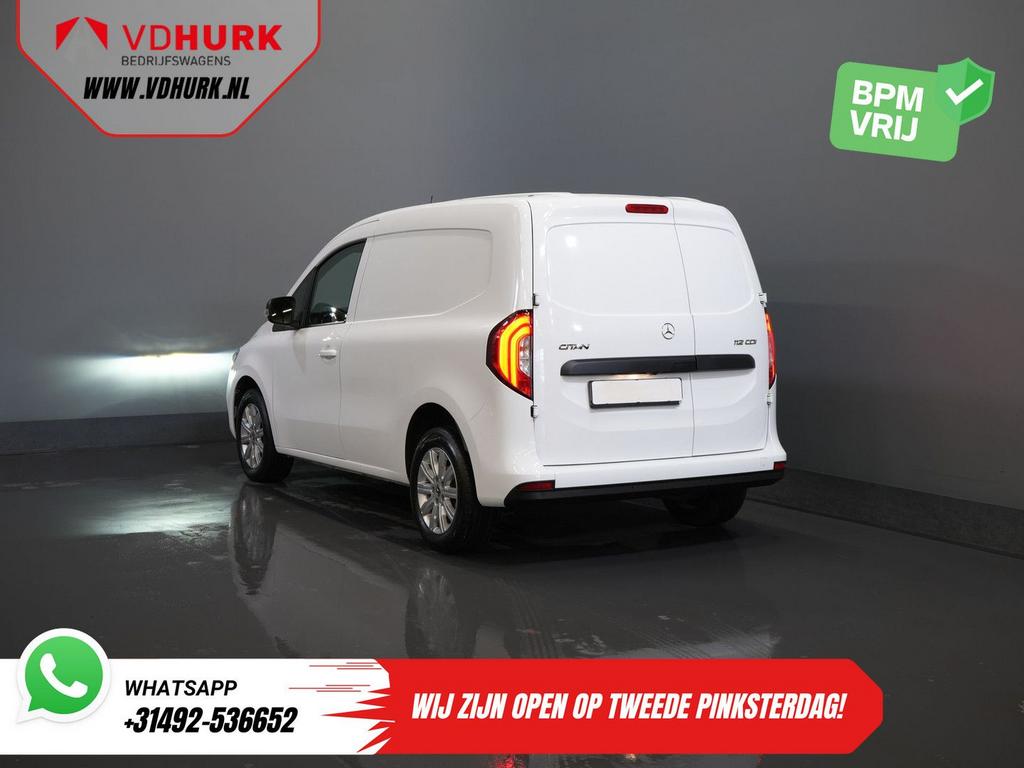 Mercedes-Benz Citan 112 CDI 3 Pers./ LED/ Stoelverw./ Carpla, Auto's, Parkeersensor, Wit, Mercedes-Benz, Bedrijf
