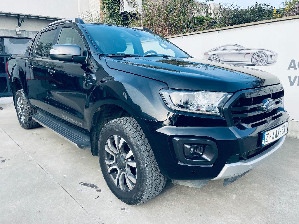 Ford Ranger 2.0 TD EcoBlue Wildtrak (EU6.2) Full Options !!, Auto's, Ford, 4 deurs, 4 cilinders, Zwart, Leder