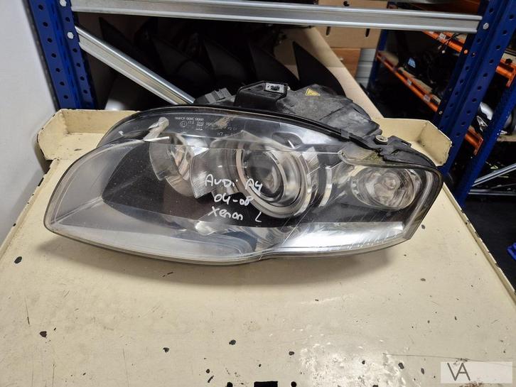Audi A4 2004 - 2008 xenon koplamp links met witte knipper, Auto-onderdelen, Verlichting, Audi, Gebruikt, Ophalen of Verzenden
