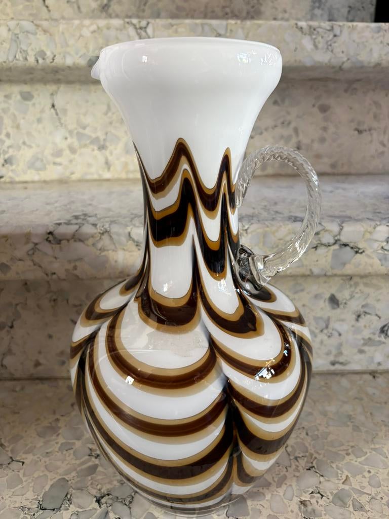 Opaline Florence vaas ontworpen door Carlo Moretti, Antiquités & Art, Antiquités | Vases, Enlèvement ou Envoi