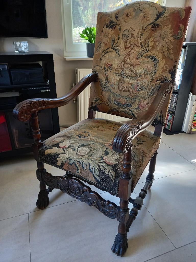 Retro stoel type DEWIT, Antiek en Kunst, Ophalen