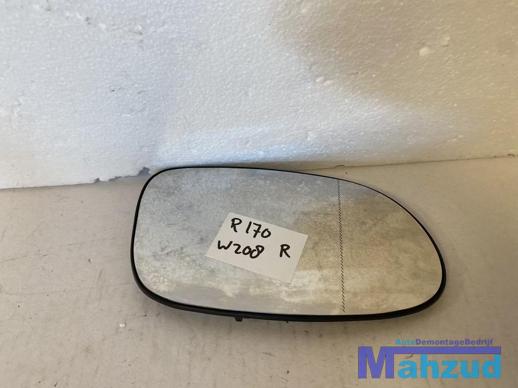 MERCEDES SLK R170 CLK W208 RECHTS spiegelglas, Auto-onderdelen, Spiegels, Mercedes-Benz, Gebruikt